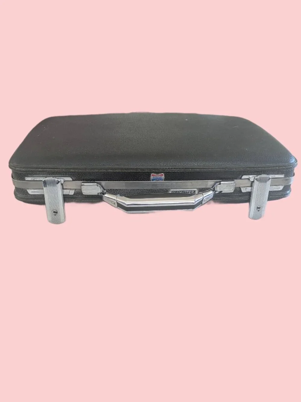 SLIM - Vintage American Tourister Hard-shell locking Briefcase